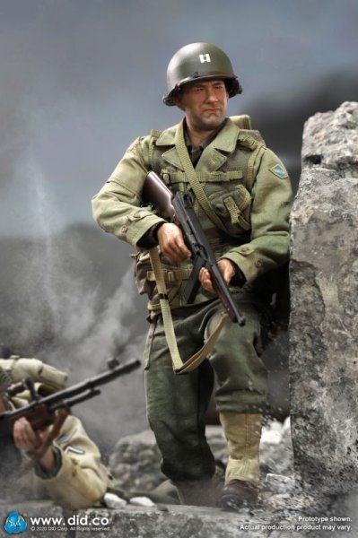 【IN-STOCK】DID A80145 WWII US 2nd Ranger Battalion Series 3 Captain Miller 1/6