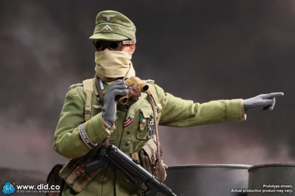 【IN-STOCK】DID WWII German Africa Corps Infantry Cap Wilhelm D80151 1/6