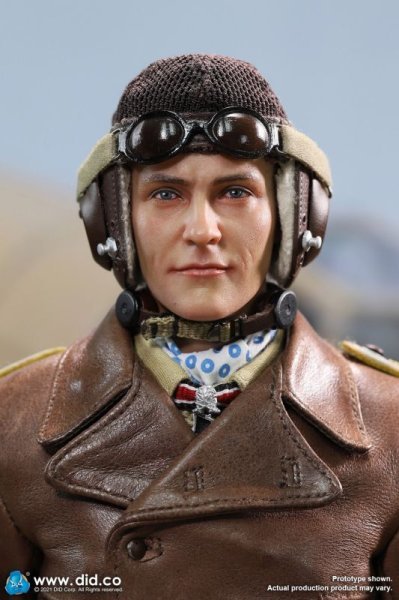 【IN-STOCK】DID German Flying Ace Star of Afrika Africa Hans Joachim D80154 1/6