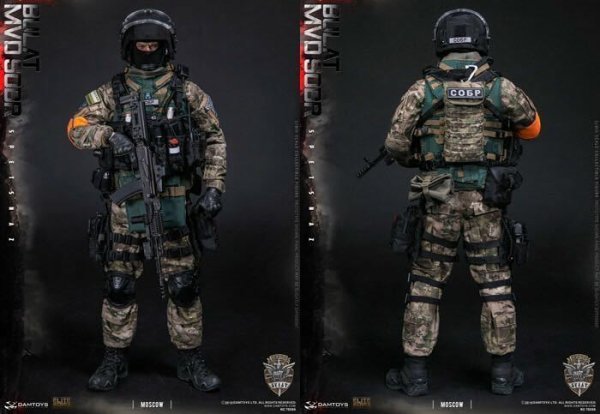【IN-STOCK】DAMtoys STUDIO 78066 RUSSIAN Federation Interior Ministry MVD SOBR - BULAT MOSCOW 1/6