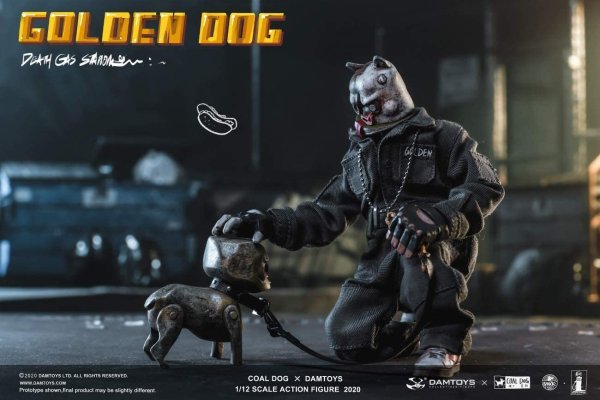 【IN-STOCK】DAMtoys x COALDOG STUDIO 1:12 PES022 Golden Dog Death Gas Station