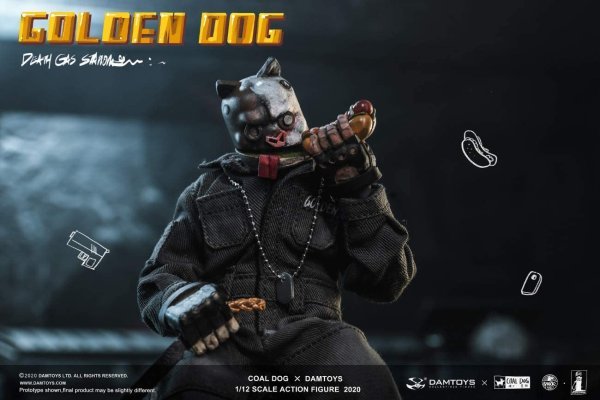 【IN-STOCK】DAMtoys x COALDOG STUDIO 1:12 PES022 Golden Dog Death Gas Station