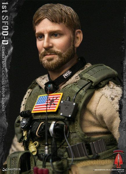 【IN-STOCK】DAMtoys STUDIO 78074 1st SFOD-D Combat Applications Group GUNNER 1/6
