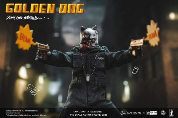 【IN-STOCK】DAMtoys x COALDOG STUDIO 1:12 PES022 Golden Dog Death Gas Station