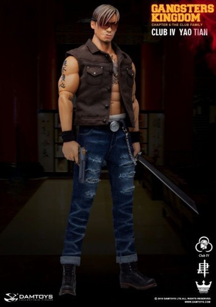 【IN-STOCK】DAMtoys STUDIO 1/6 GK019A YaoTian Gangsters Kingdom Club 4