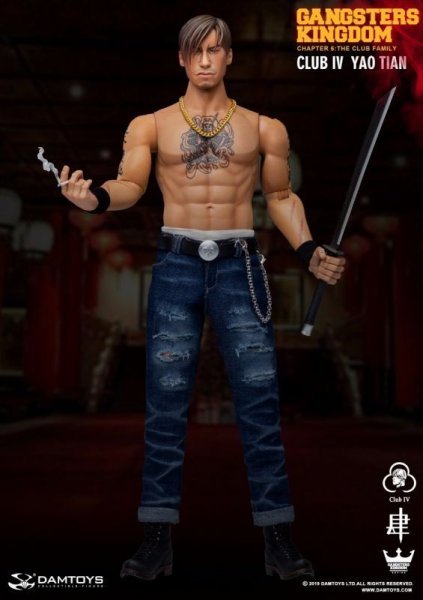 【IN-STOCK】DAMtoys STUDIO 1/6 GK019A YaoTian Gangsters Kingdom Club 4