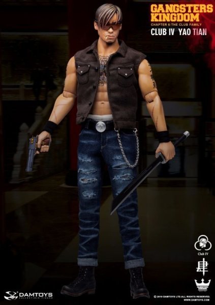 【IN-STOCK】DAMtoys STUDIO 1/6 GK019A YaoTian Gangsters Kingdom Club 4