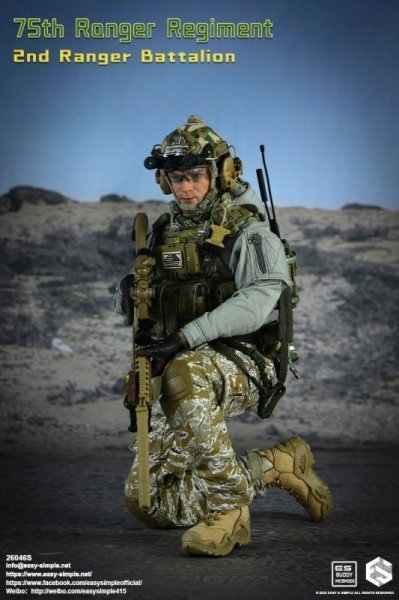 【IN-STOCK】Easy&Simple STUDIO ES26046s 1/6 75th Ranger Regiment 2nd Ranger Battalion