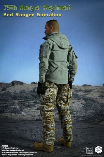 【IN-STOCK】Easy&Simple STUDIO ES26046s 1/6 75th Ranger Regiment 2nd Ranger Battalion