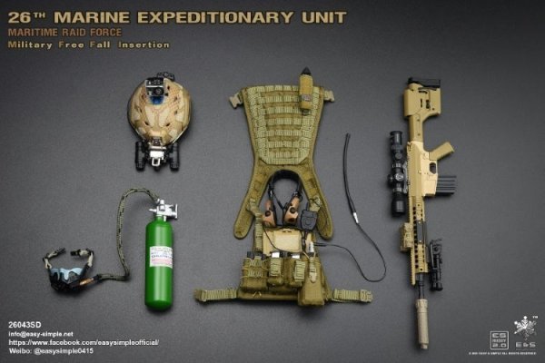 【IN-STOCK】Easy&Simple STUDIO ES 26043SD Marine Expeditionary Unit 1/6 Soldier Action Figure