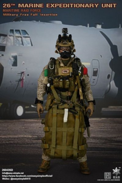 【IN-STOCK】Easy&Simple STUDIO ES 26043SD Marine Expeditionary Unit 1/6 Soldier Action Figure