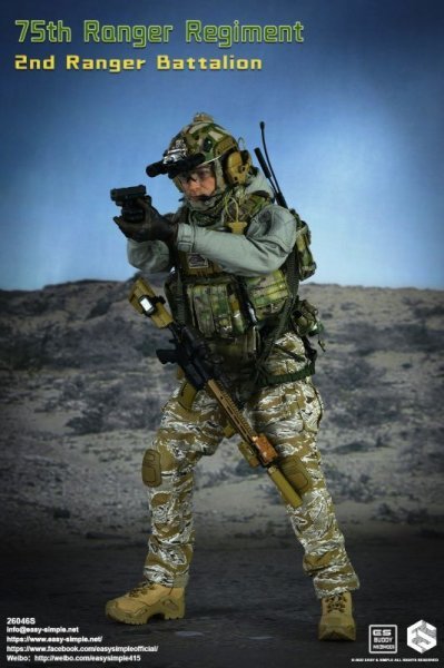 【IN-STOCK】Easy&Simple STUDIO ES26046s 1/6 75th Ranger Regiment 2nd Ranger Battalion