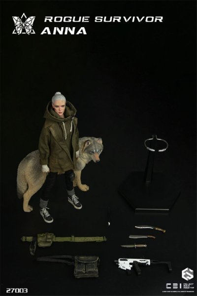 【IN-STOCK】Easy&Simple STUDIO 27003 CBI Rogue Survivor Anna 1/6 Female Figure & Dog