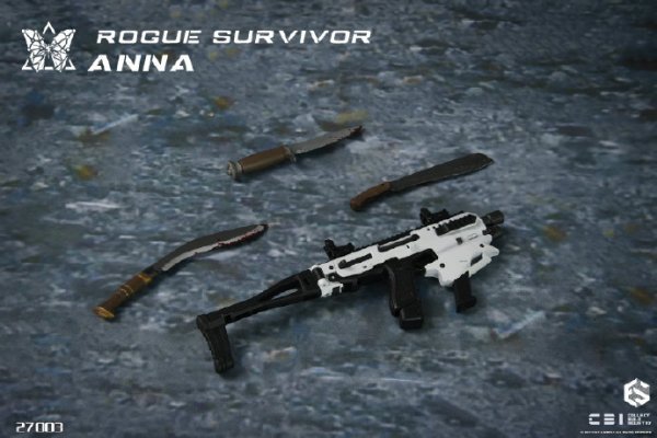 【IN-STOCK】Easy&Simple STUDIO 27003 CBI Rogue Survivor Anna 1/6 Female Figure & Dog