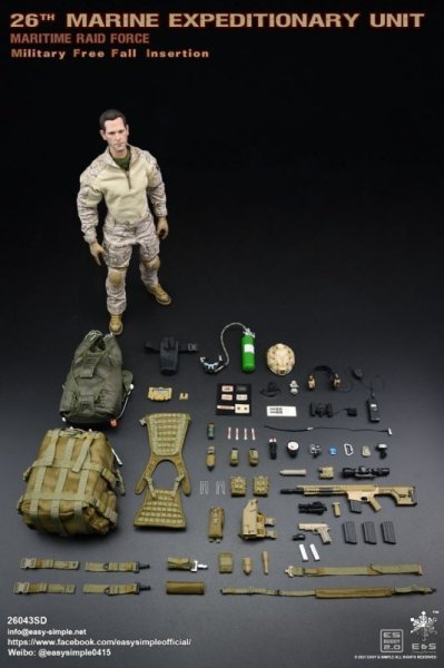 【IN-STOCK】Easy&Simple STUDIO ES 26043SD Marine Expeditionary Unit 1/6 Soldier Action Figure