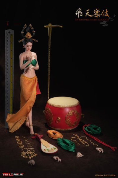 【IN-STOCK】TBLeague STUDIO PL2023-205A 1/6 Dunhuang Music Goddess Red 12" Action Figure