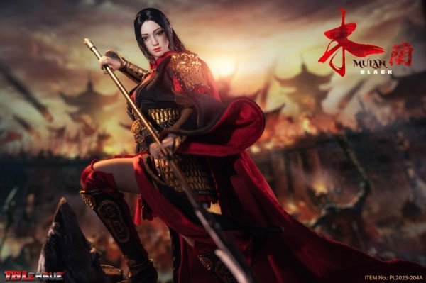 【IN-STOCK】TBLeague STUDIO PL2023-204A Chinese Female General MULAN 1/6 Black