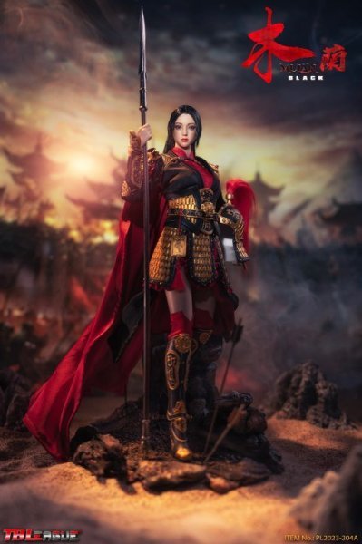 【IN-STOCK】TBLeague STUDIO PL2023-204A Chinese Female General MULAN 1/6 Black