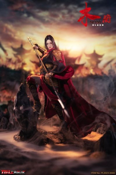 【IN-STOCK】TBLeague STUDIO PL2023-204A Chinese Female General MULAN 1/6 Black