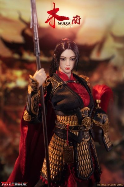 【IN-STOCK】TBLeague STUDIO PL2023-204A Chinese Female General MULAN 1/6 Black