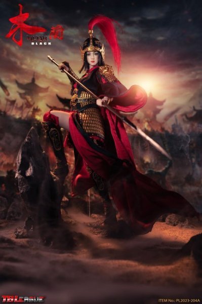 【IN-STOCK】TBLeague STUDIO PL2023-204A Chinese Female General MULAN 1/6 Black