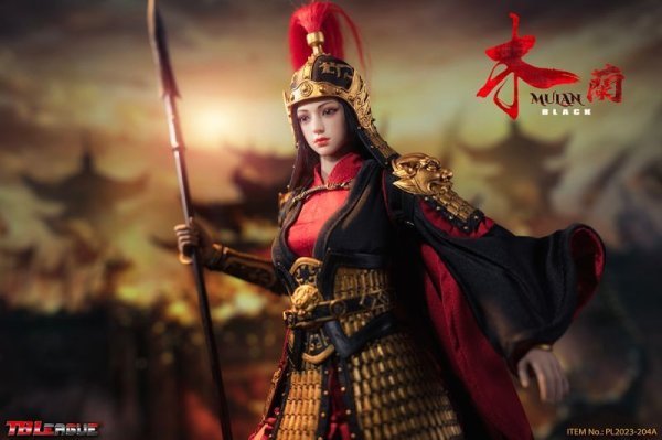 【IN-STOCK】TBLeague STUDIO PL2023-204A Chinese Female General MULAN 1/6 Black
