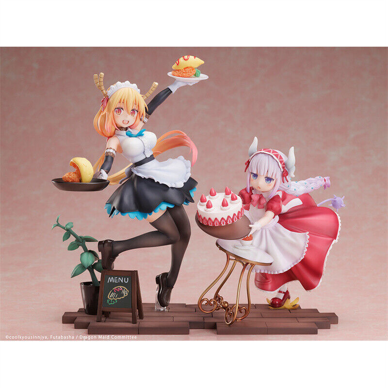 【IN-STOCK】Apex toys STUDIO Miss Kobayashi's Dragon Maid Tohru & Kanna Maid Cafe Ver. 1/7