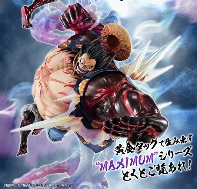 【IN-STOCK】MegaHouse STUDIO One Piece Portrait of Pirates Monkey D Luffy SA MAXIMUM Ver.2