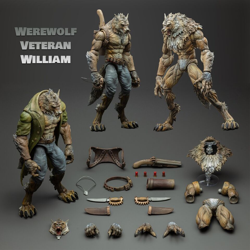 IN-STOCK】Maestro Union 1/12 Furay Planet Veteran William Werewolf 