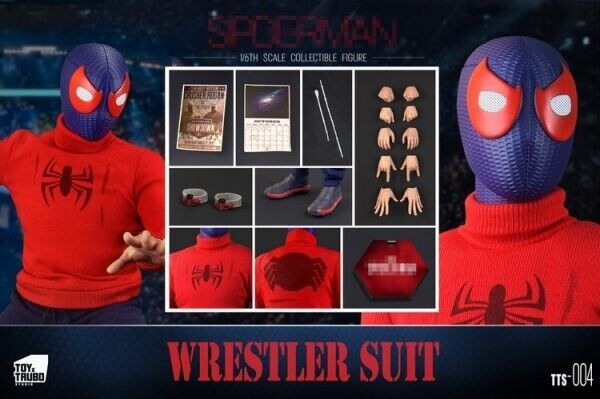 【IN-STOCK】ToyzTruboStudio tts-004 1/6th Wrestler Suit Game Spider-man