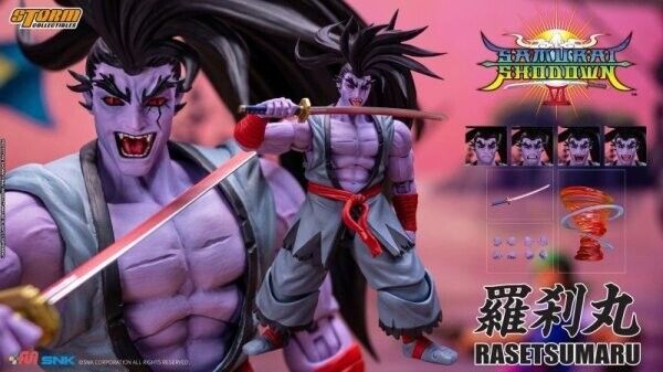 【IN-STOCK】Storm Toys Samurai Spirits Rasetsumaru 1/12 Action Figure SNSS03