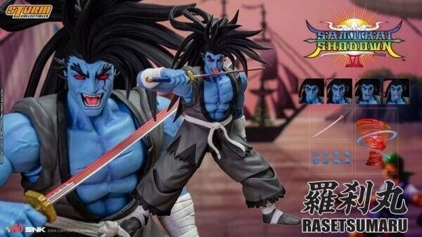 【IN-STOCK】Storm Toys Samurai Spirits Rasetsumaru 1/12 Action Figure