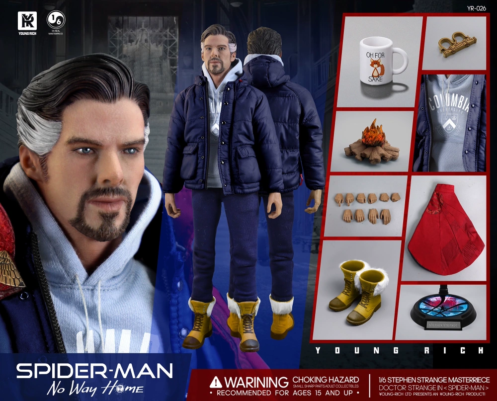 【IN-STOCK】Youngrich Toys YR026 1/6 Spider-man Doctor Strange Male Action Figure