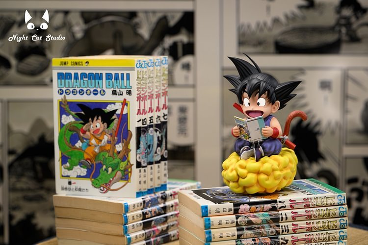 【PRE-ORDER】Night Cat Studio DRAGON BALL Goku reading Dragon Ball comic book 1/6