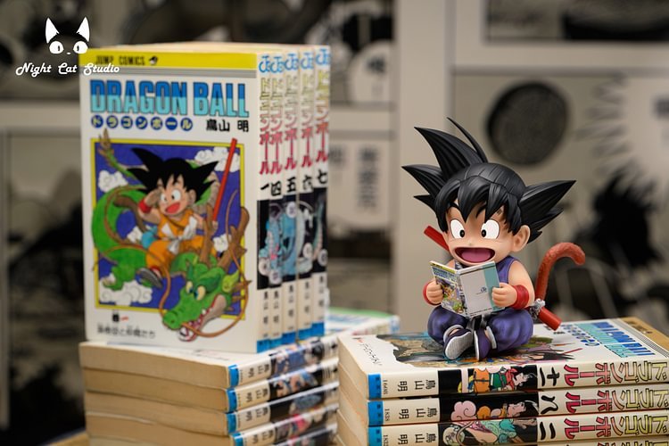 【PRE-ORDER】Night Cat Studio DRAGON BALL Goku reading Dragon Ball comic book 1/6
