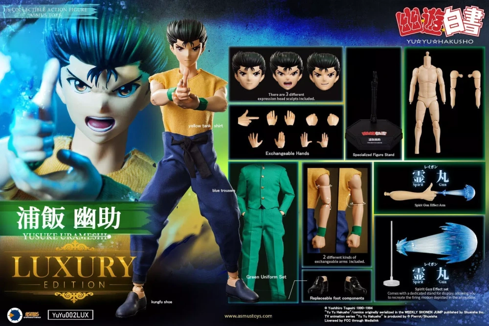 【IN-STOCK】Asmus Toys Yuusuke Urameshi Yu Yu Hakusho Deluxe Ver 1/6 YUYU002A