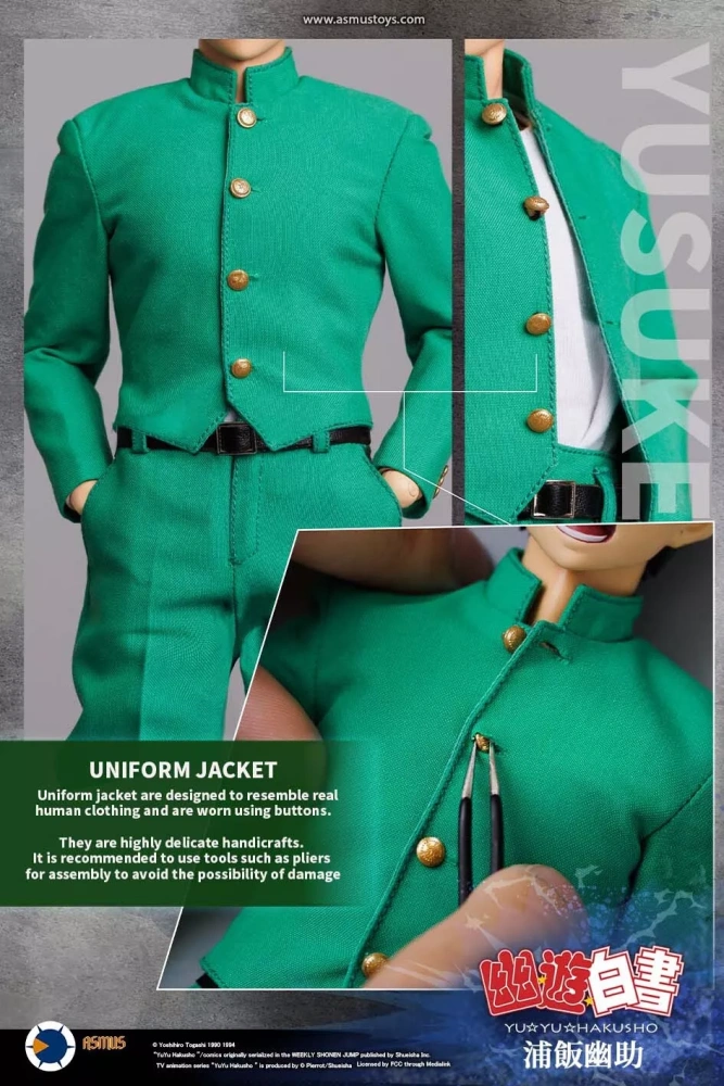 【IN-STOCK】Asmus Toys Yuusuke Urameshi Yu Yu Hakusho Standard Ver 1/6