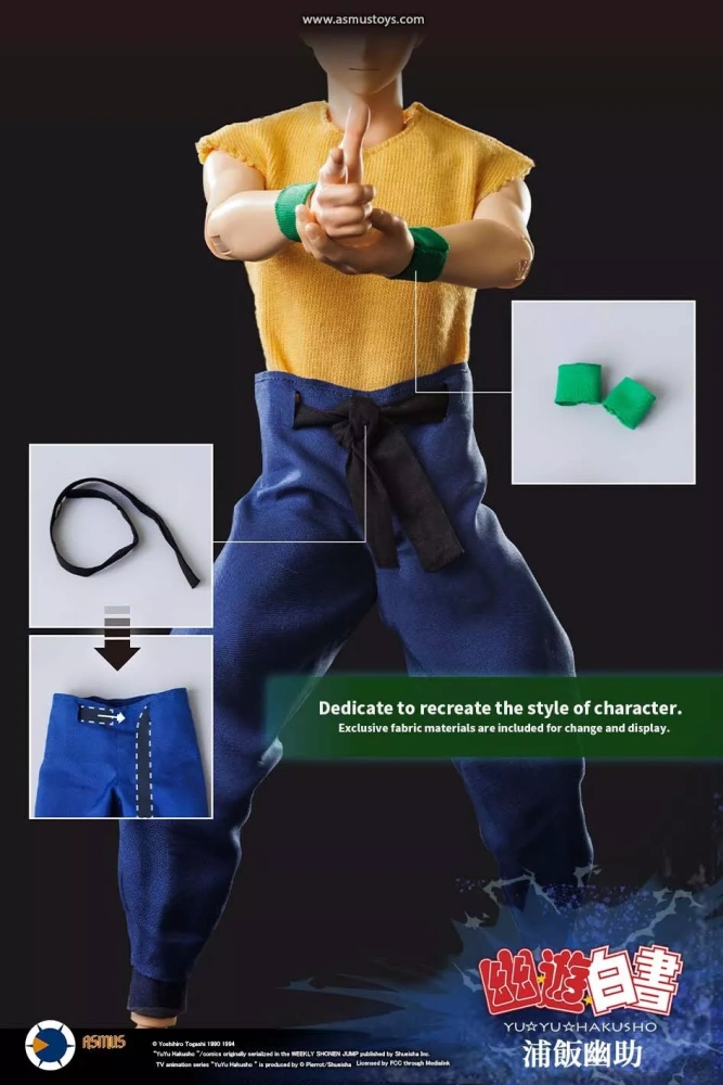 【IN-STOCK】Asmus Toys Yuusuke Urameshi Yu Yu Hakusho Standard Ver 1/6