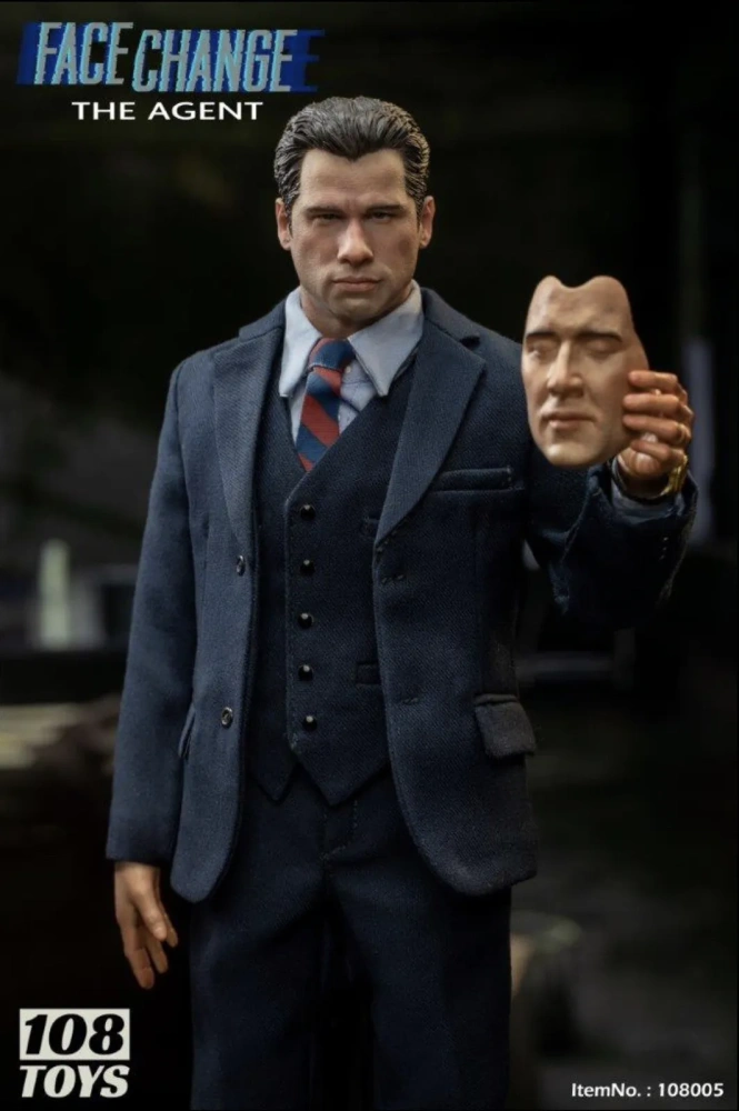 【IN-STOCK】108TOYS 108005 Face Off Sean Archer John Travolta 1/6 Action Figure