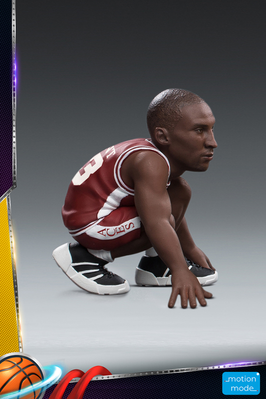 【IN-STOCK】MOTION MODE Rise To Fame Black Mamba Kobe Bryant Figure Set of 6pcs