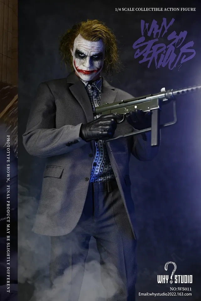 【IN-STOCK】WHY STUDIO WS011 1/4 The Robber Joker Heath Collectible Action Figure