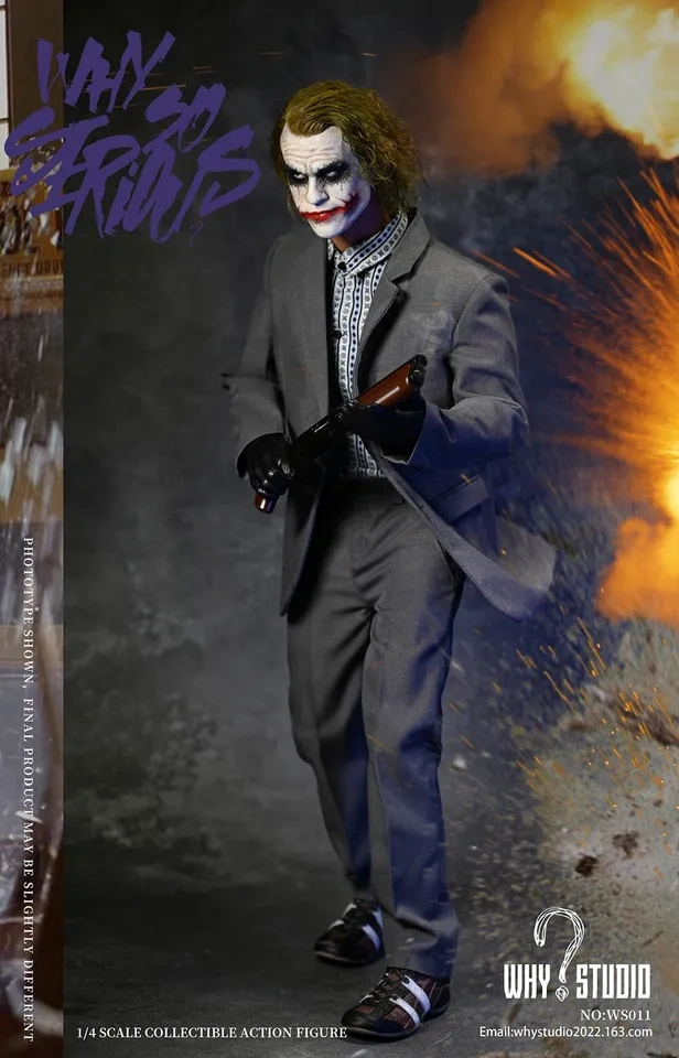 【IN-STOCK】WHY STUDIO WS011 1/4 The Robber Joker Heath Collectible Action Figure