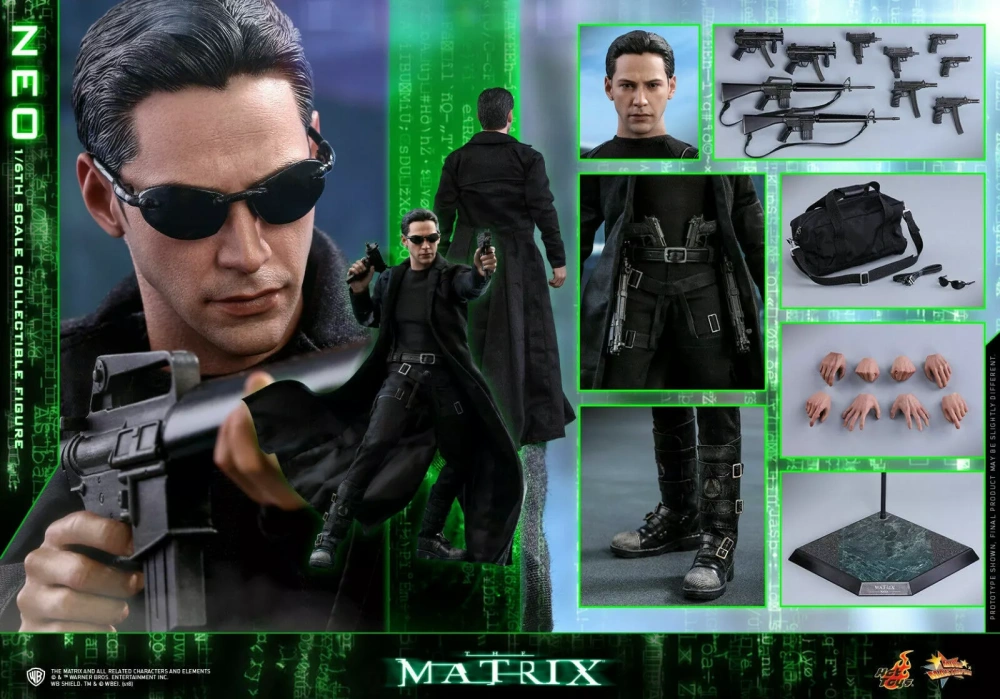 【IN-STOCK】Hot Toys MMS466 The Matrix 1/6 Neo Keanu Reeves