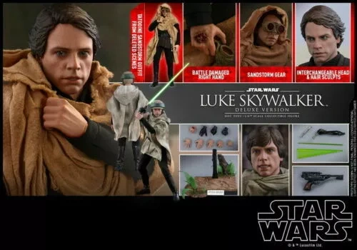 【IN-STOCK】Hot Toys MMS517 Star Wars Return of the Jedi Luke Skywalker Endor Deluxe Ver