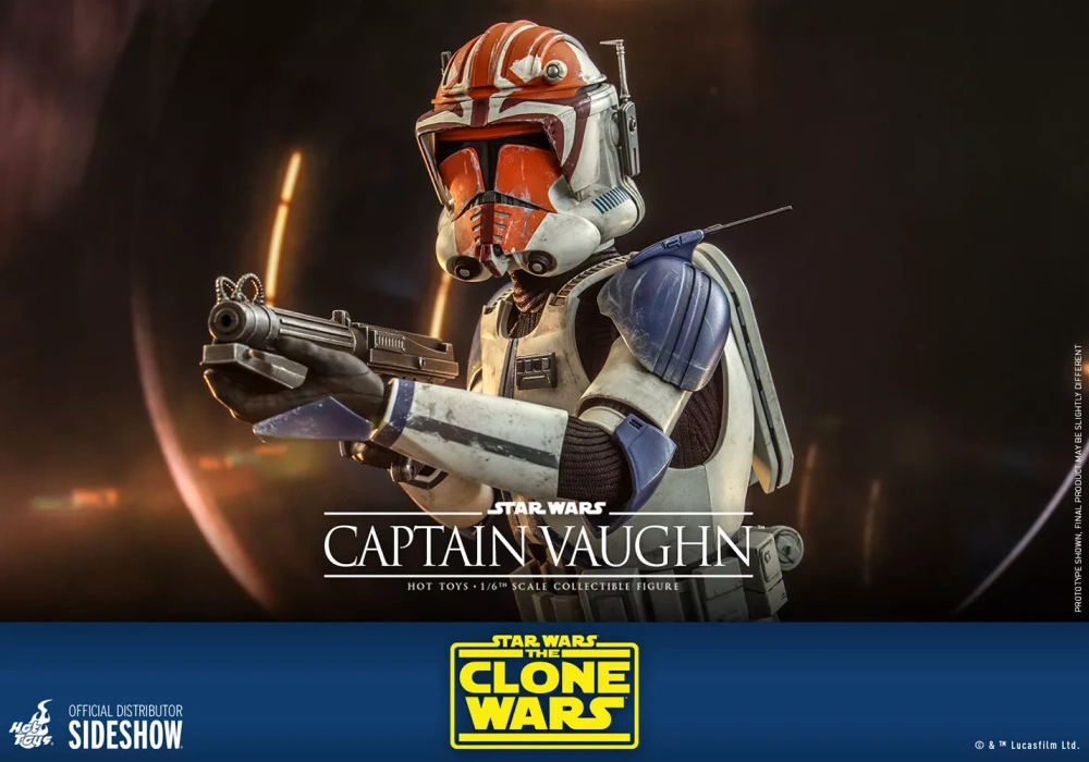 【IN-STOCK】Hot Toys TMS065 Star Wars Captain Vaughn The Clone Wars 1/6