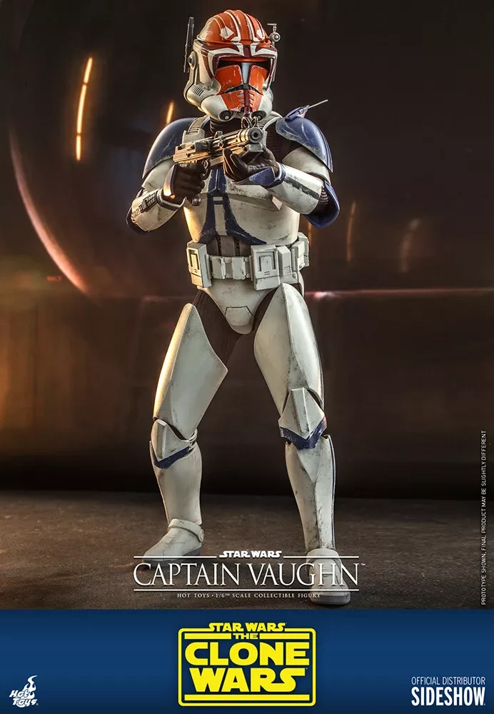 【IN-STOCK】Hot Toys TMS065 Star Wars Captain Vaughn The Clone Wars 1/6