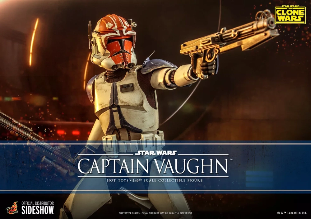 【IN-STOCK】Hot Toys TMS065 Star Wars Captain Vaughn The Clone Wars 1/6