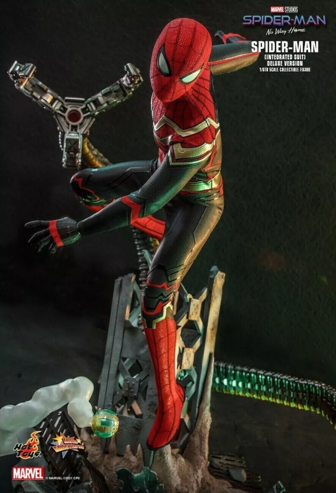 【IN-STOCK】Hot Toys MMS624   Spider-Man No Way Home Integrated Suit Deluxe 1/6