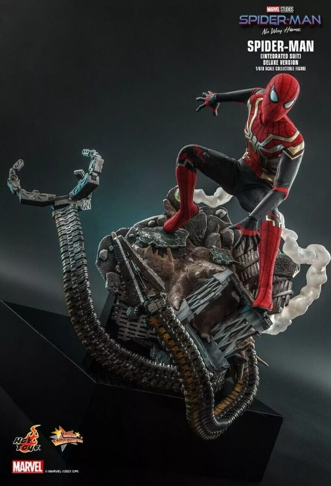 【IN-STOCK】Hot Toys MMS624   Spider-Man No Way Home Integrated Suit Deluxe 1/6