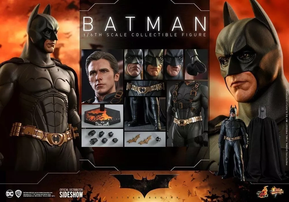 【IN-STOCK】Hot Toys MMS595 Batman Begins - Batman 2.0 1/6
